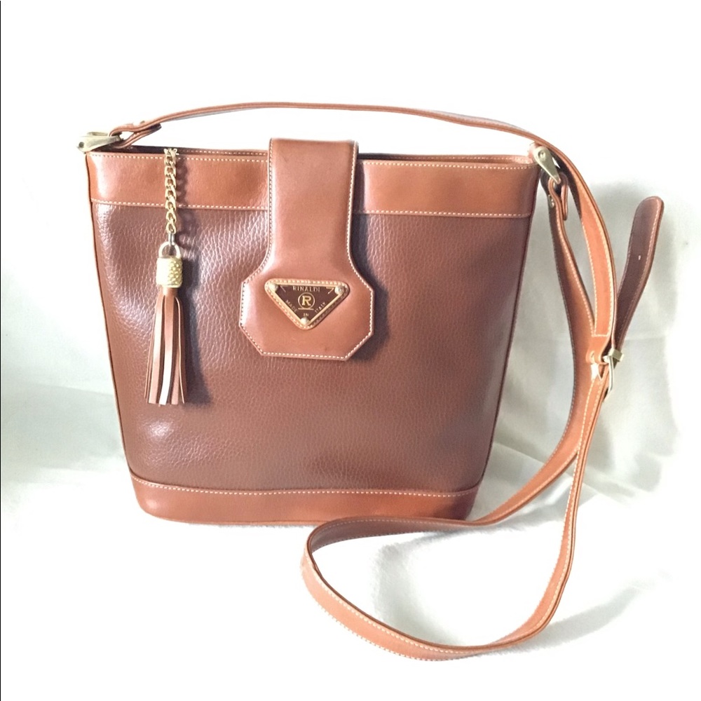 SALE🔥🔥MUST GO🔥 Rinaldi Brown Leather Crossbody